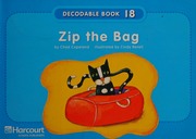 Zip The Bag Grade K Predecodable Harcourt School Publishers Storytown Hsp