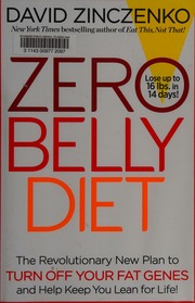 Zero Belly Diet First Edition Zinczenko David