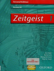 Zeitgeist 1 German As Mccrorie Morag Sauer Dagmar Adler Ann Hermann