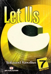Let Us C 8th Ed Kanetkar Yashavant P
