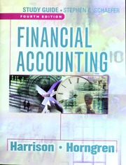 Financial Accounting Study Guide 4th Ed Schaefer Stephen C