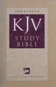 Zondervan Kjv Study Bible King James Version New Ed Edition Barker