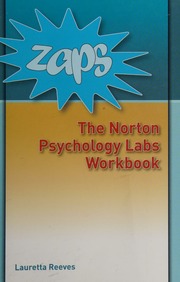 Zaps Norton Psychology Labs Workbook To Accompany Zaps Norton Psychology Labs At Wwnortoncomzaps Reeves