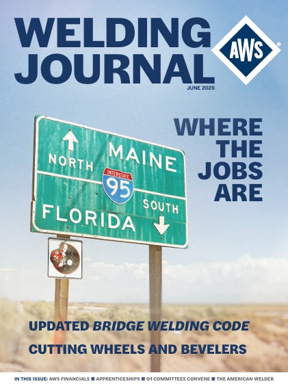 Welding Journal June 2025 6th Edition Welding Journal