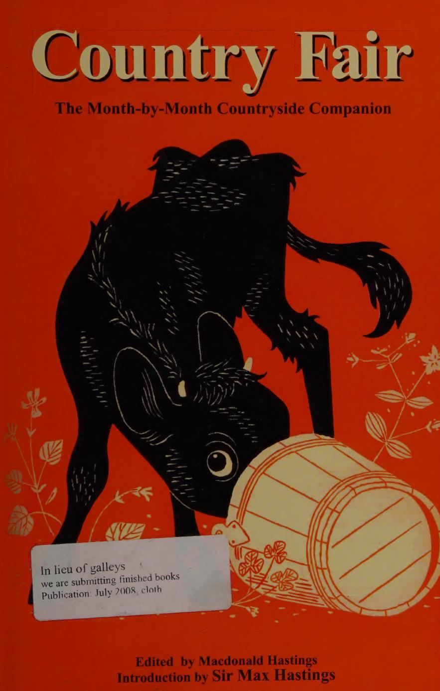 Country Fair The Countryside Companionthe Best From The 1950s Journal Of The Open Air Hastings