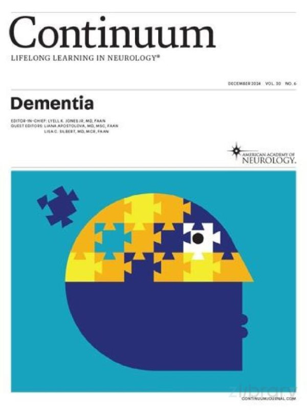 Dementia Vol 30 No 6 December 2024 Continuum Lifelong Learning In Neurology Liana Apostolova