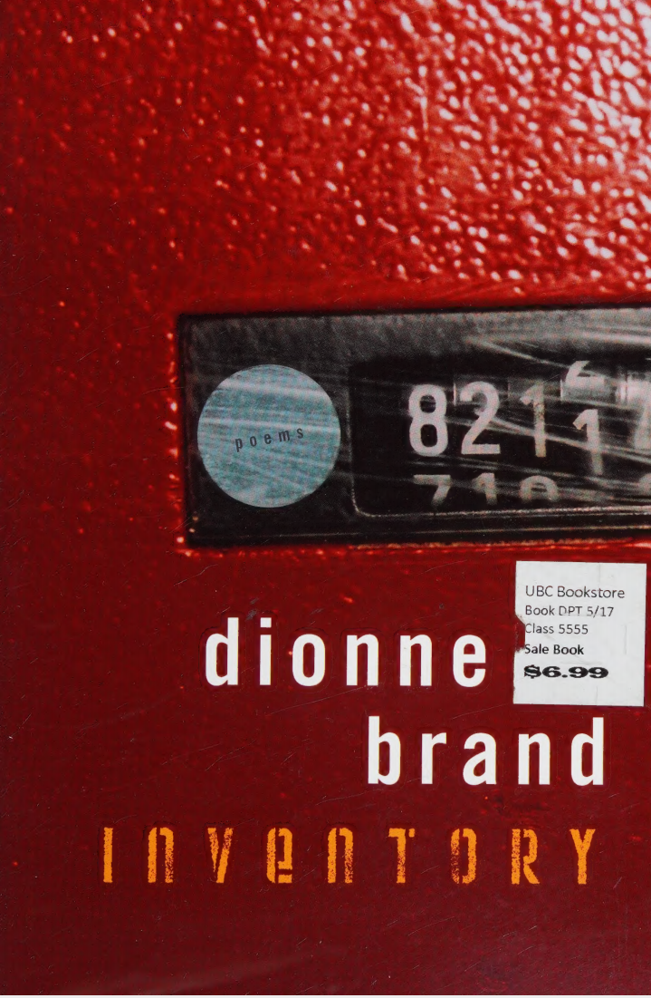 Inventory Dionne Brand