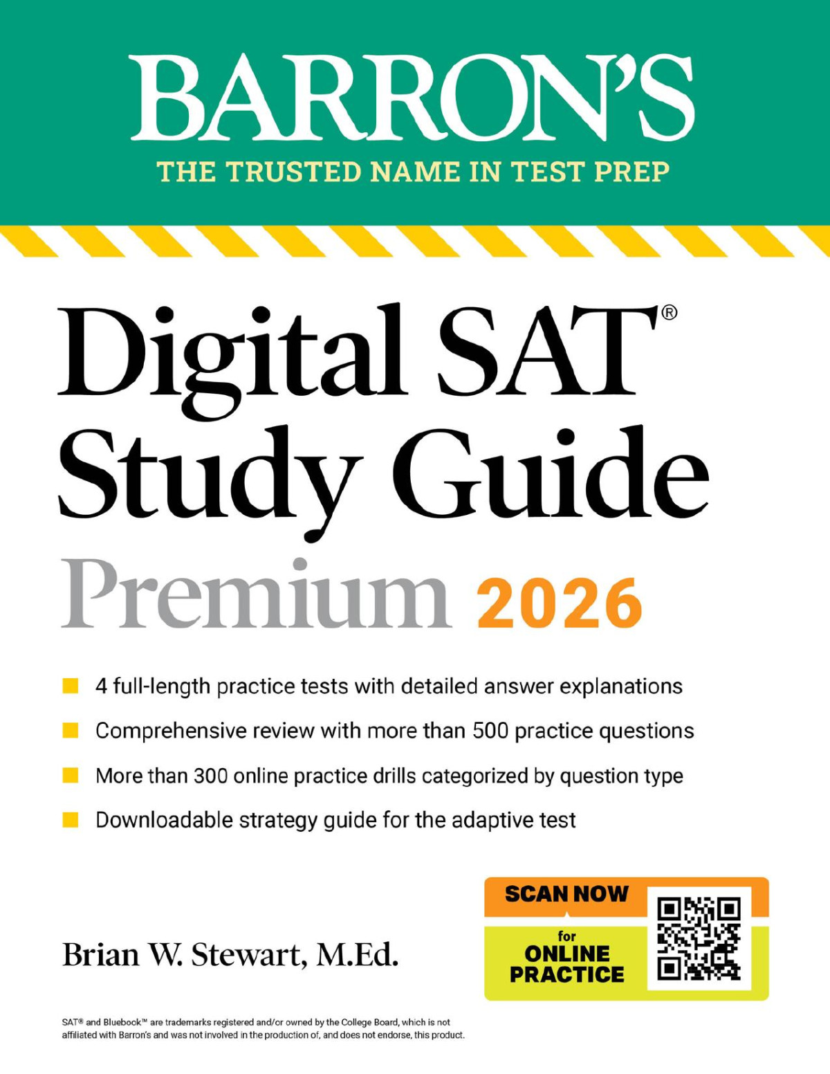 Digital Sat Study Guide Premium 2026 Barrons Educational Series