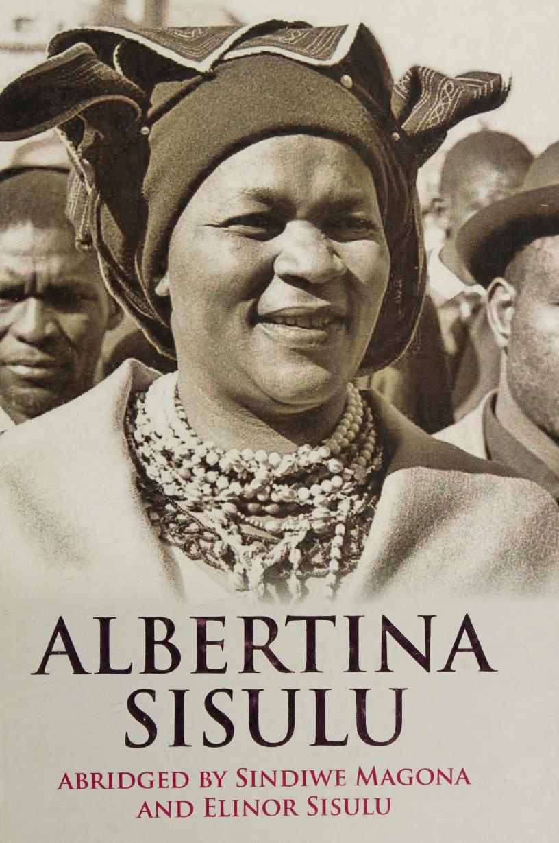 Albertina Sisulu 1st Edition Sindisiwe Magona Elinor Sisuli