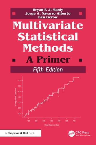 Multivariate Statistical Methods 5th Edition Bryan F J Manly