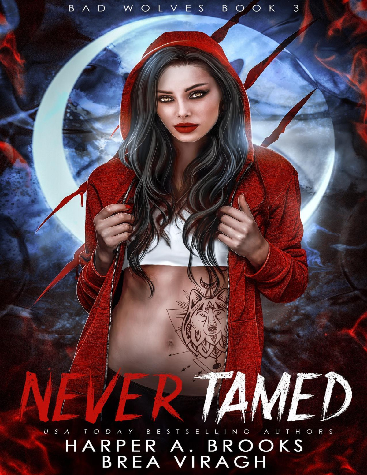 Never Tamed A Wolf Shifter Fated Mates Romance Bad Wolves Book 3 Harper A Brooks Brea Viragh