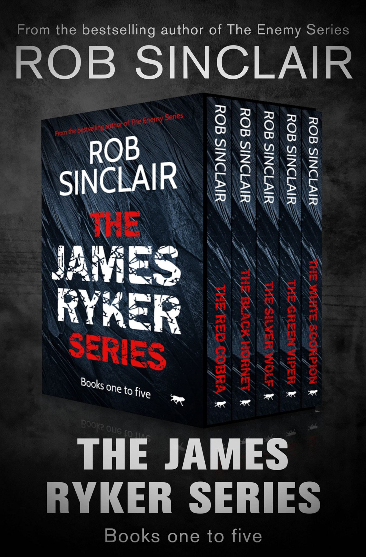 The James Ryker Series Books 15 The Red Cobra The Black Hornet The Silver Wolf The Green Viper The White Scorpion Rob Sinclair