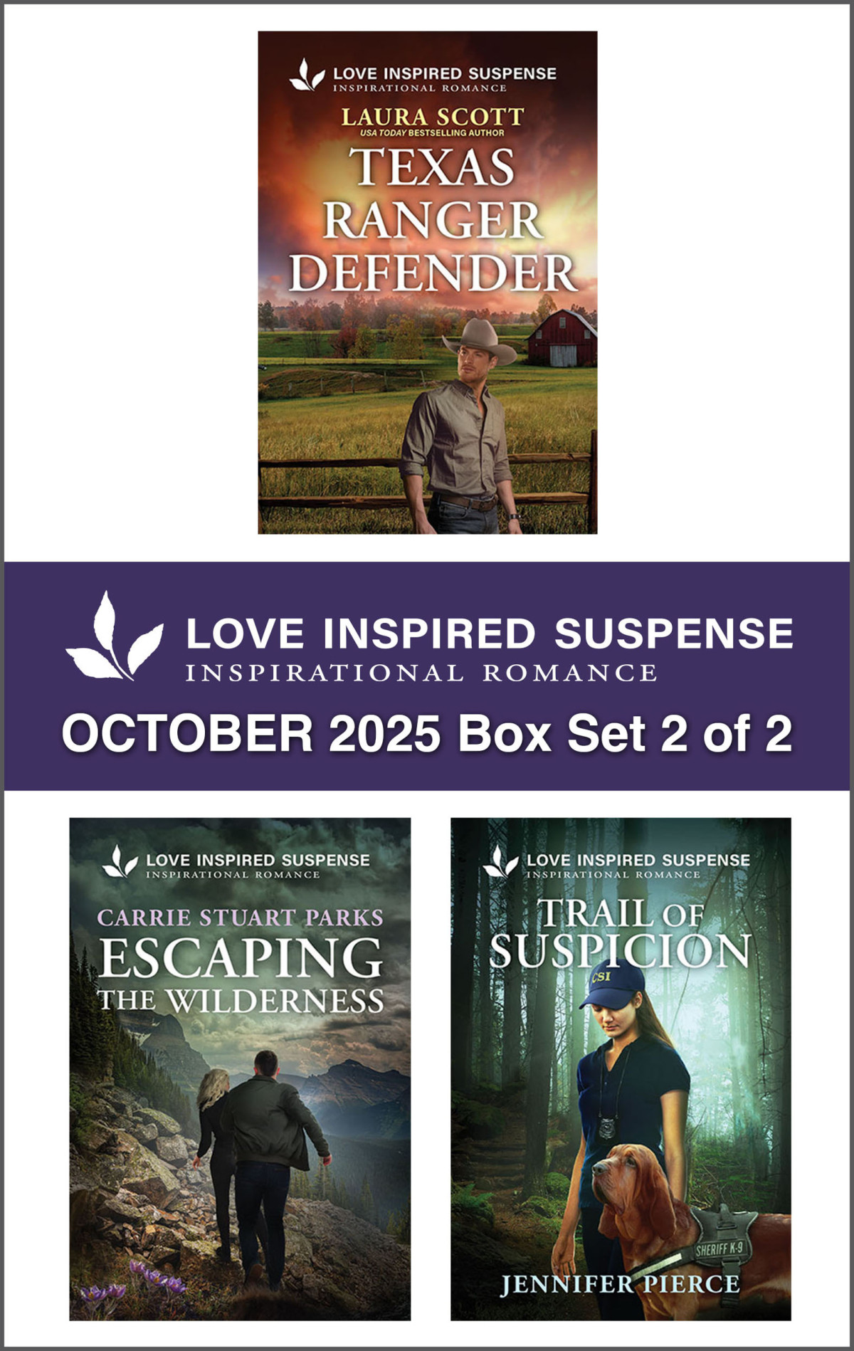 Love Inspired Suspense October 2025 Box Set 2 Of 2 Laura Scott