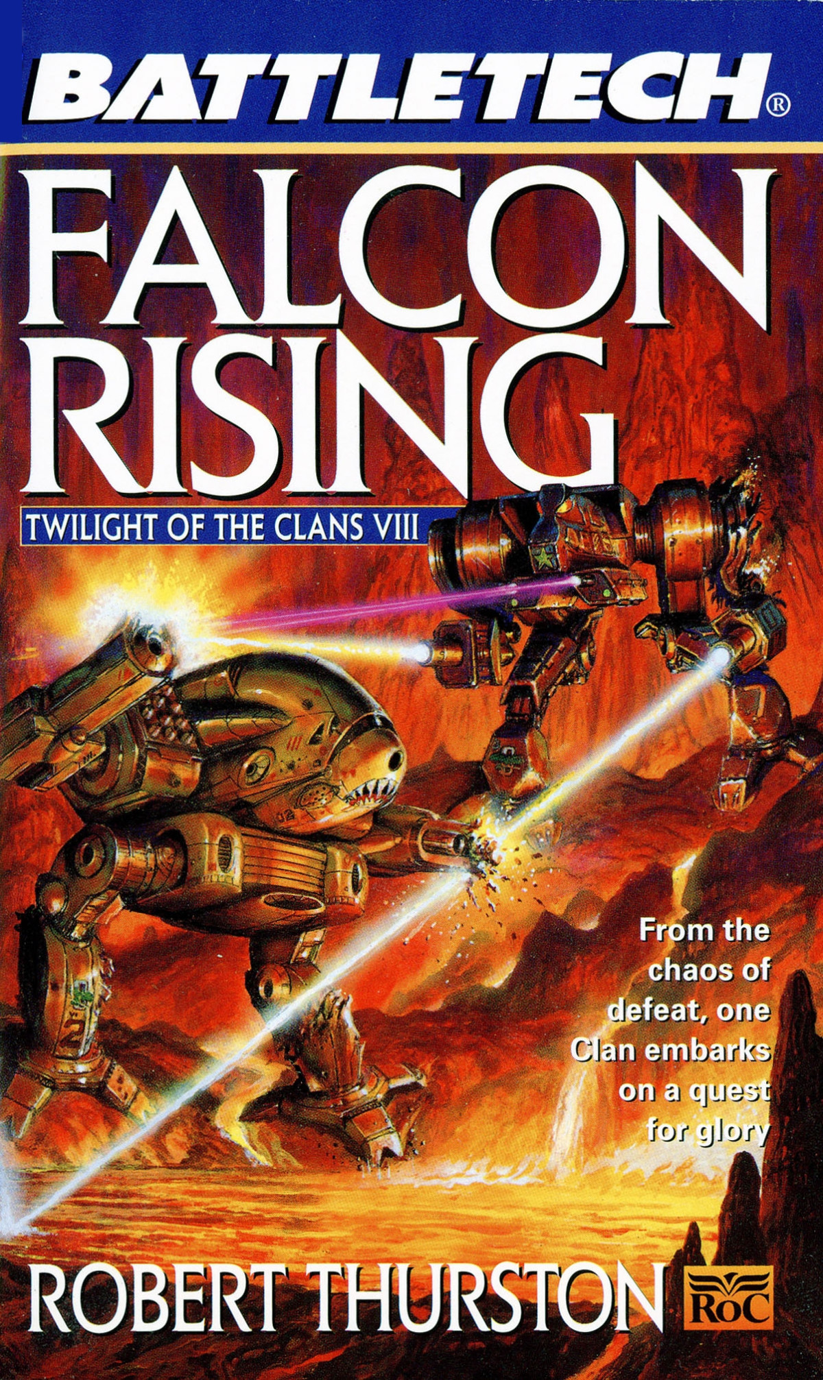 Battletech 44 Twilight Of The Clans 8 Falcon Rising Robert Thurston