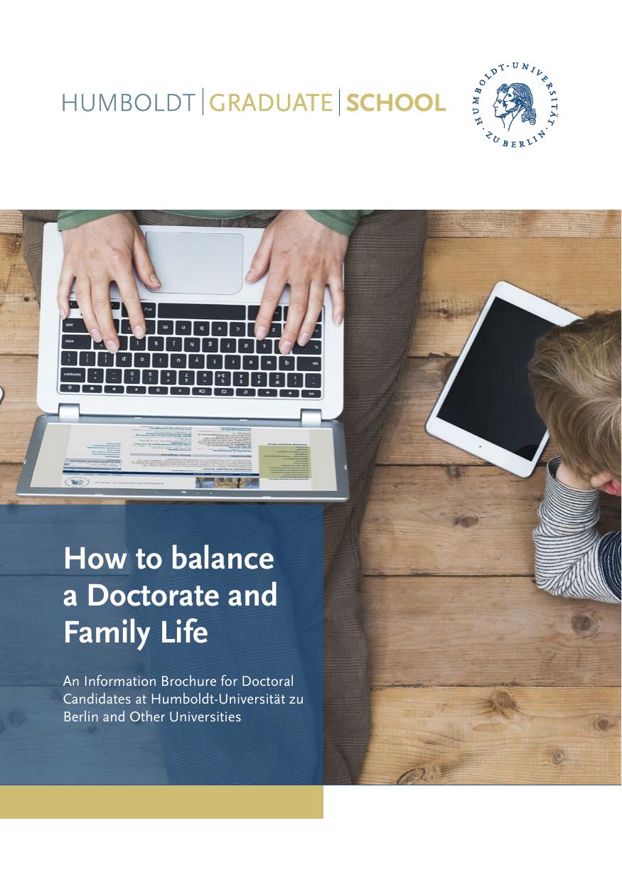How To Balance A Doctorate And Family Life Humboldt Graduate School