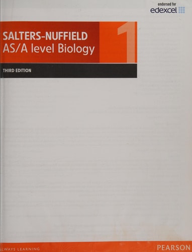 Saltersnuffield Asa Level Biology Student Book 1 Activebook Saltersnuffield Advanced Biology2015 1st Edition University Of York Science Education Group
