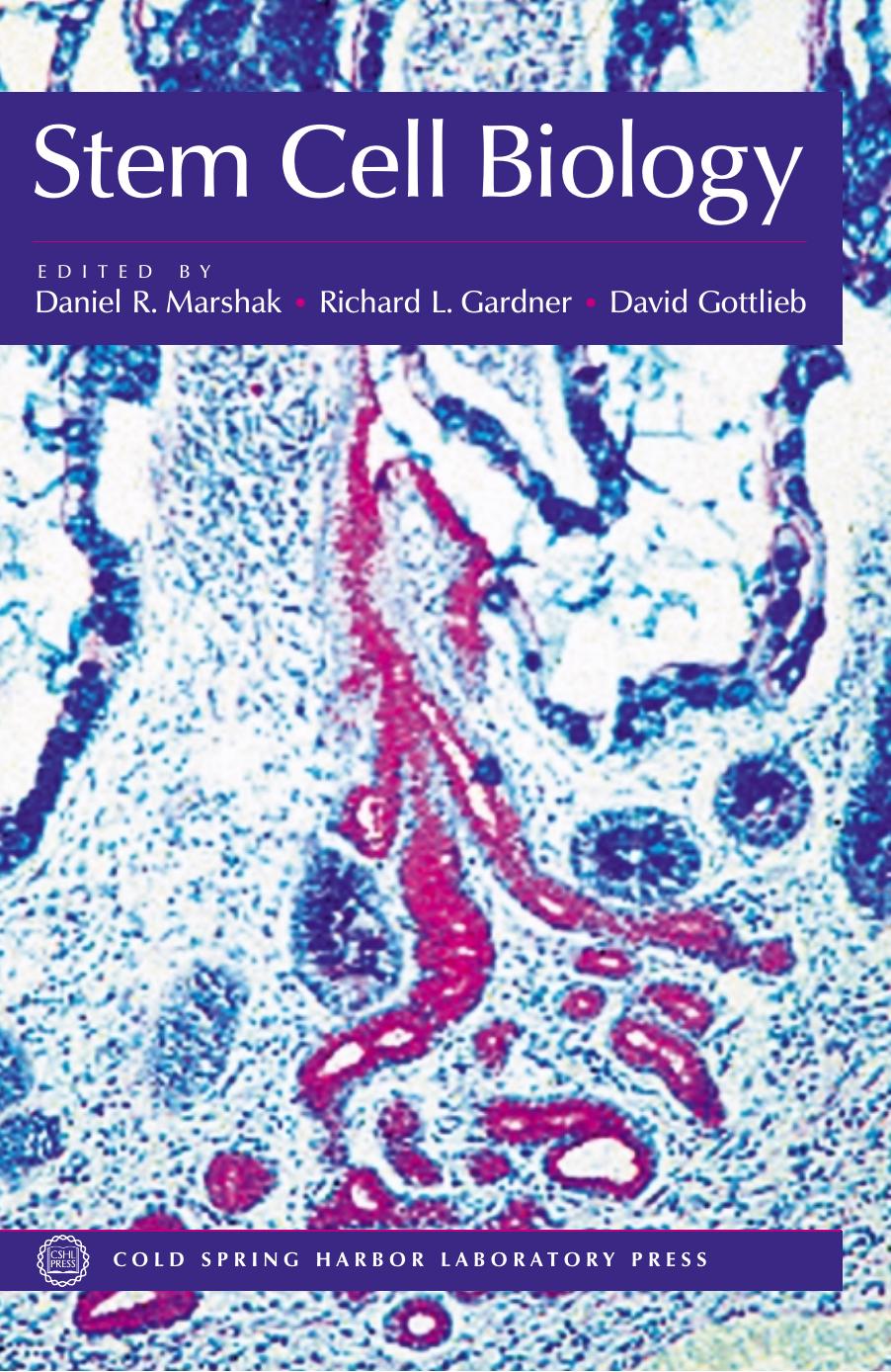 Stem Cell Biology Daniel R Marshak David Gottlieb Richard L Gardner
