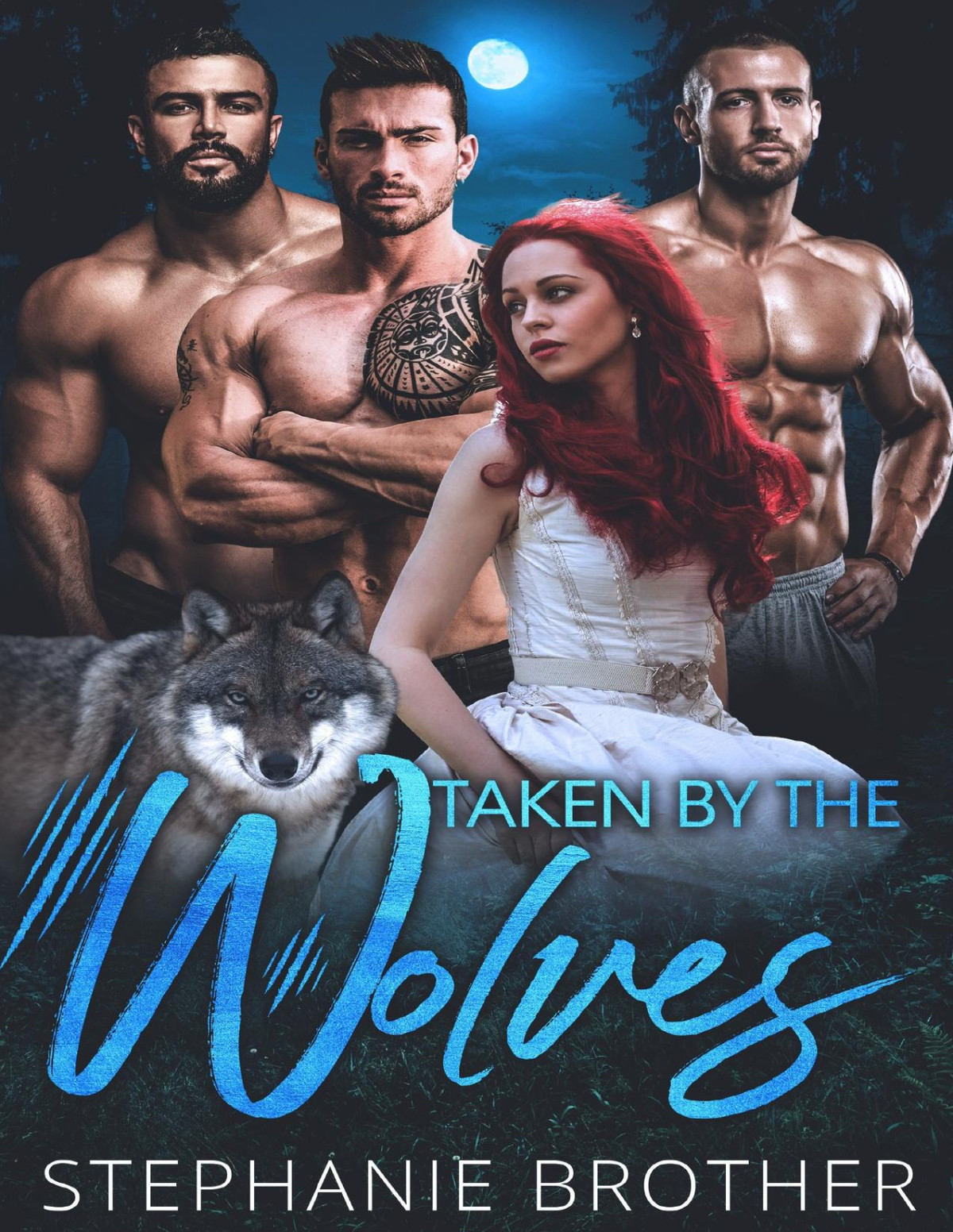 Taken By The Wolves A Paranormal Wolfshifter Reverse Harem Romance Blackwood Forest Book 2 Stephanie Brother Cosmic Designs