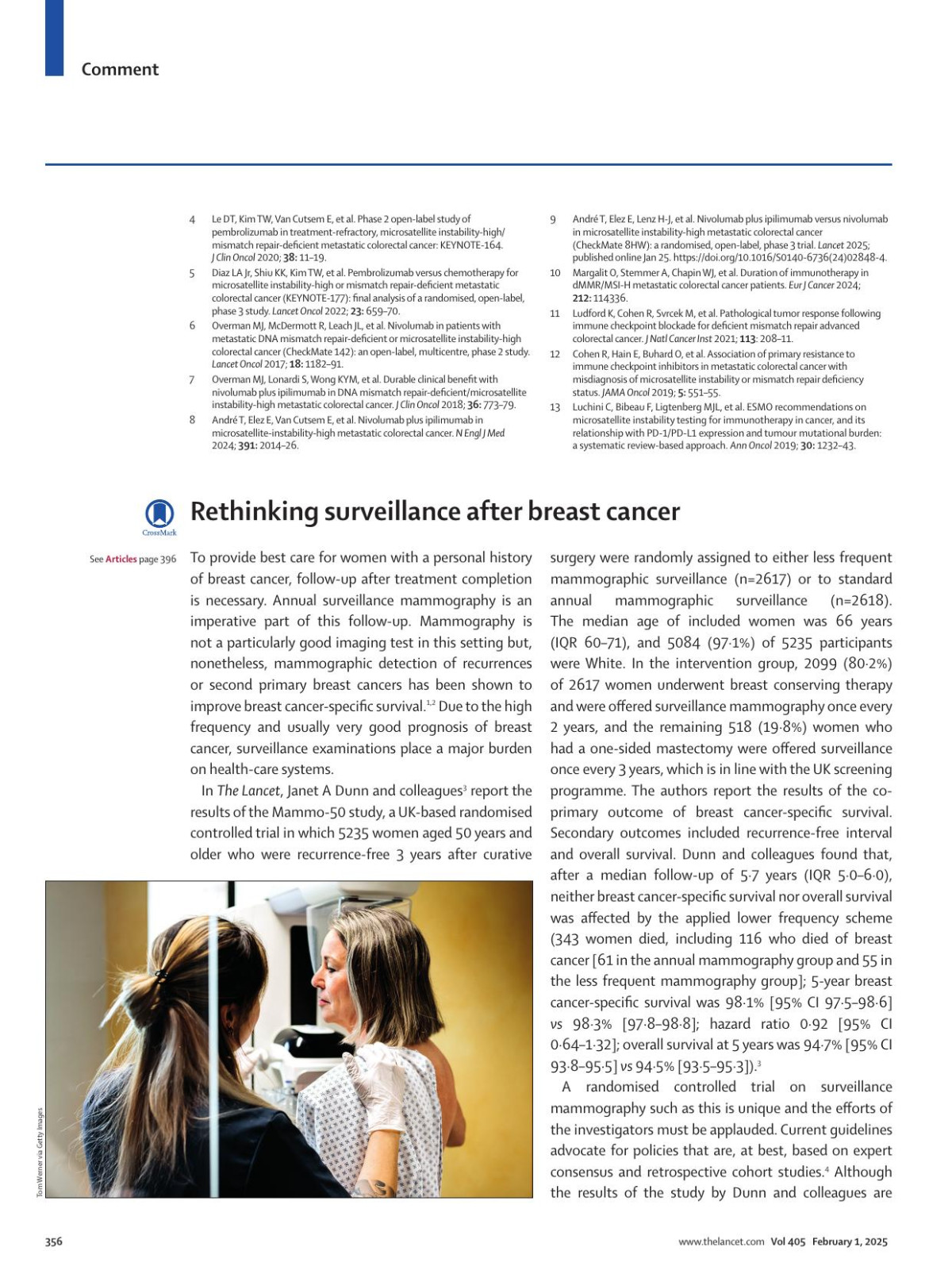 Rethinking Surveillance After Breast Cancer Ritse M Mann