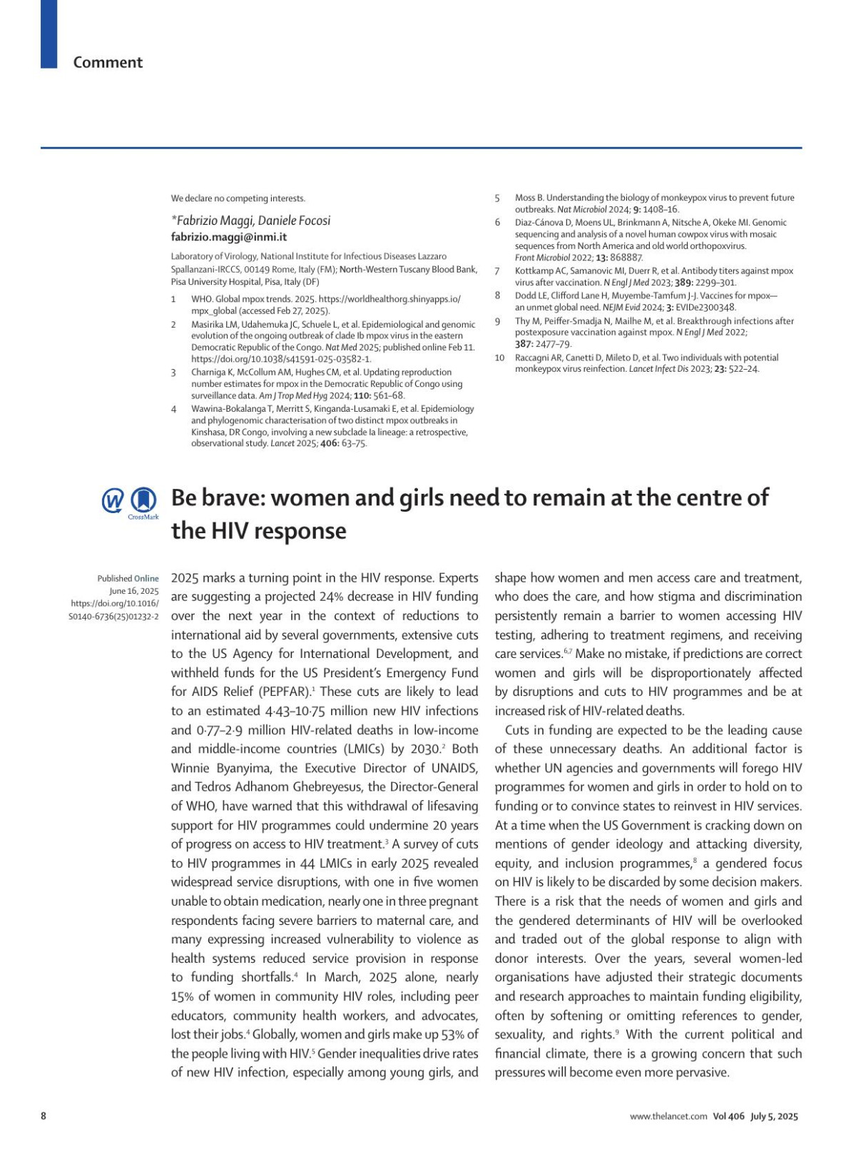 Be Brave Women And Girls Need To Remain At The Centre Of The Hiv Response Keren Dunaway Sophie Harman Charity Mkona Sibongile Tshabalala