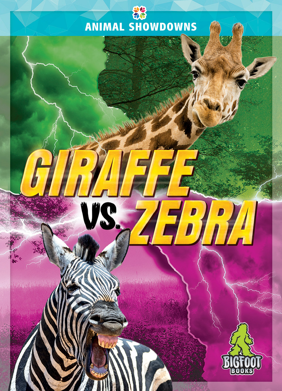 Giraffe Vs Zebra Cynthia Obrien