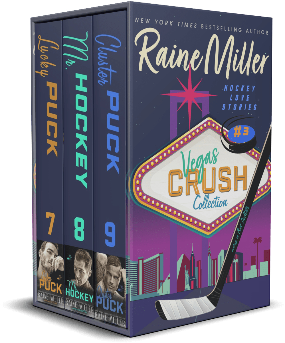 A Vegas Crush Collection 3 Hockey Love Stories Lucky Puck Mr Hockey Clusterpuck Vegas Crush Collections Raine Miller Brit Demille