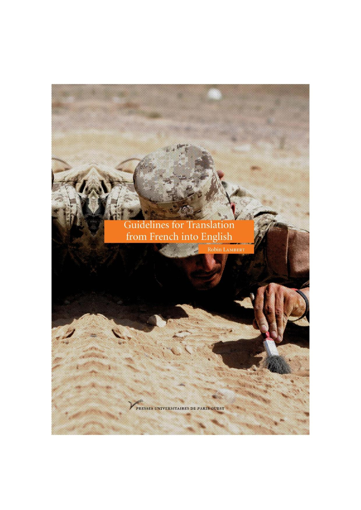 Guidelines For Translation From French To English Robin Lambert