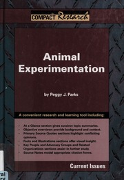 Animal Experimentation Peggy J Parks