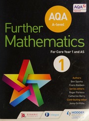 Aqa A Level Further Mathematics Year 1 As Baldwin Claire