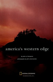 Americas Western Edge Thompson John M John Milliken 1959