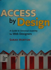 Access By Design A Guide To Universal Usability For Web Designers Horton