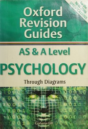 As A Level Psychology Through Diagrams Unknown