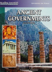 Ancient Governments Shniderman Nancy 1956