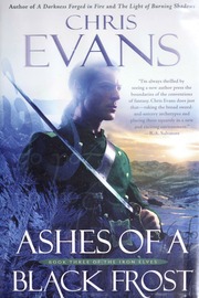 Ashes Of A Black Frost 1st Pocket Books Hardcover Ed Chris Evans