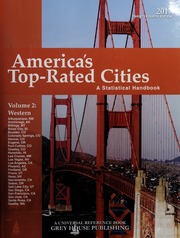 Americas Toprated Cities A Statistical Handbook Garoogian