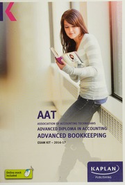 Aat Aq2016 Advanced Bookkeeping Exam Kit Kaplan Publishing