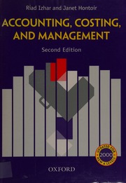 Accounting Costing And Management Izhar Riad Hontoir Janet