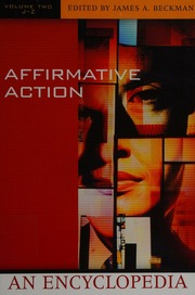 Affirmative Action An Encyclopedia Beckman James A