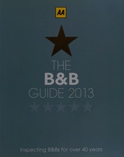 Aa B B Guide 2013 Automobile Association Great Britain