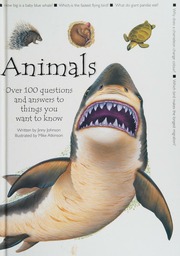 Animals Written By Jinny Johnson Illustrated By Mike Atkinson