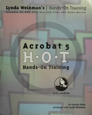 Acrobat 5 Hot Handson Training Chow Garrick Weinman Lynda