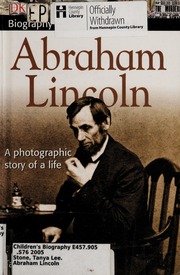 Abraham Lincoln None 1st American Ed Stone Tanya Lee None