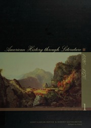 American History Through Literature 18201870 Gablerhover Janet Sattelmeyer