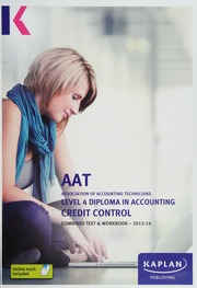 Aat Association Of Accounting Technicians 201314 Level 4 Diploma In Accounting Credit Control Unknown