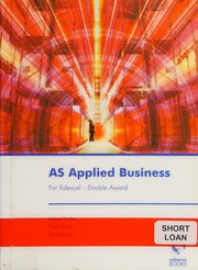 As Applied Business For Edexcel Fardon Michael