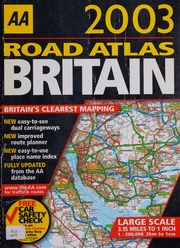 Aa Road Atlas Britain 2003 Rev Ed Edition Automobile Association Great Britain