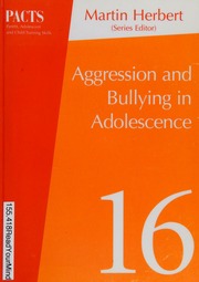 Aggression And Bullying In Adolescence Guerin Suzanne Hennessy
