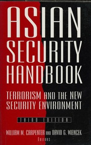 Asian Security Handbook Terrorism And The New Security Environment 3 Edition Carpenter