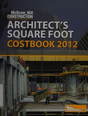 Architects Square Foot Costbook 2012 Unknown