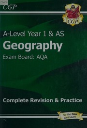 Alevel Year 1 As Geography Exam Board Aqa Complete Revision Practice Boulter
